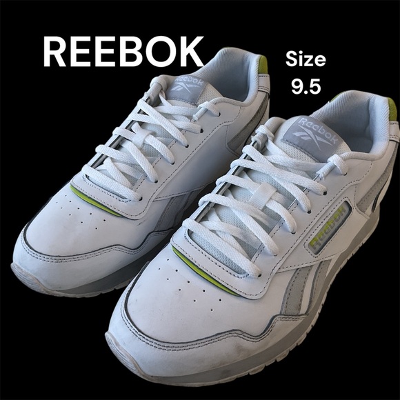 Reebok White Leather Shoes - Picture 1 of 7